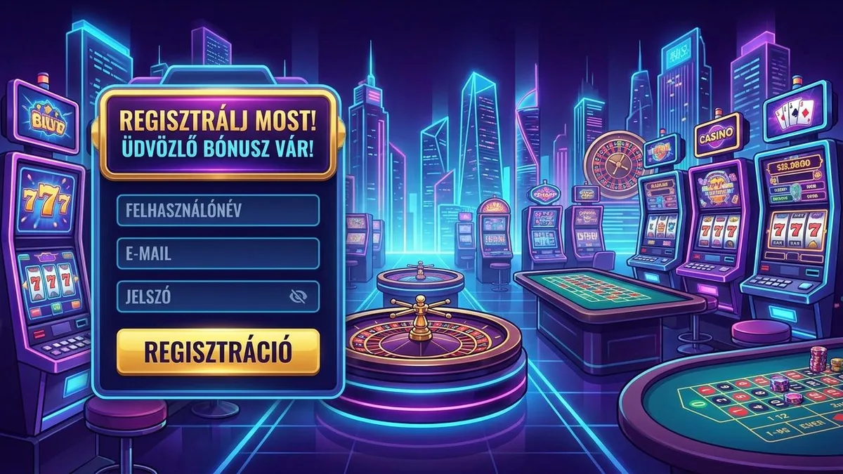 Regisztráció bónusszal